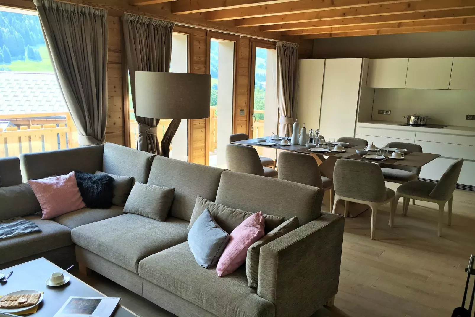 Les Portes de Megève 6-Woonkamer