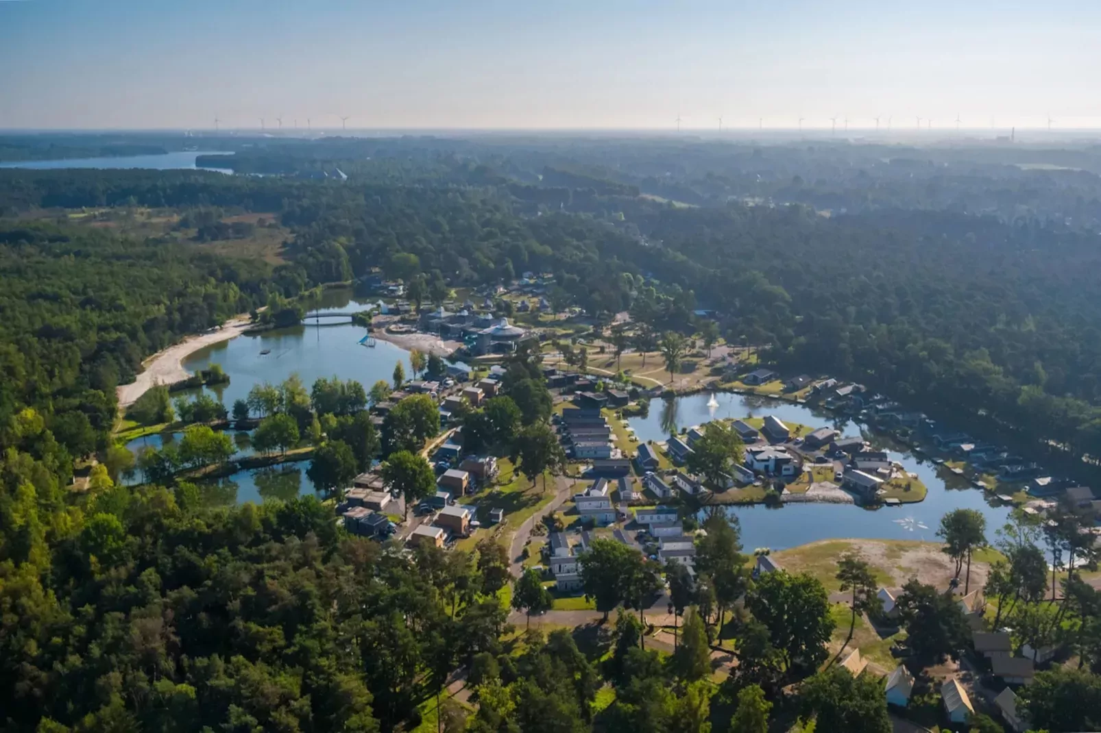 Resort Zilverstrand 16-Gebieden zomer 5km