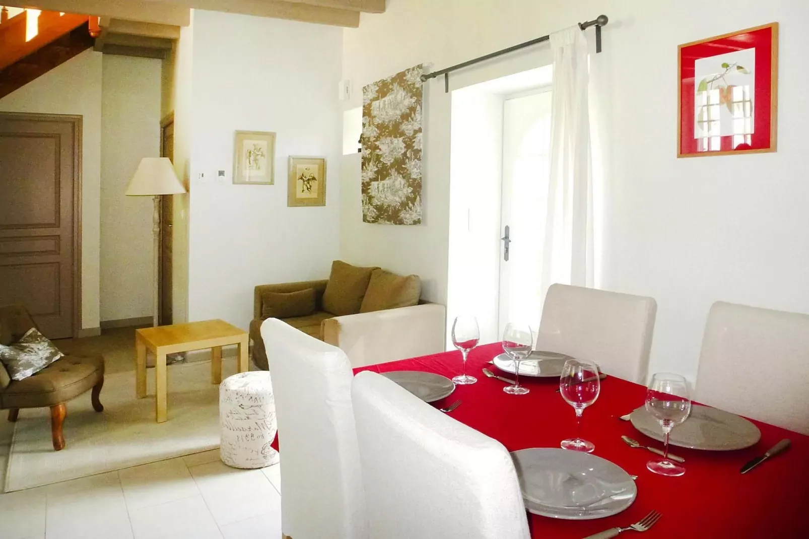 Beautiful country house on common property Plougrescant-Eetkamer