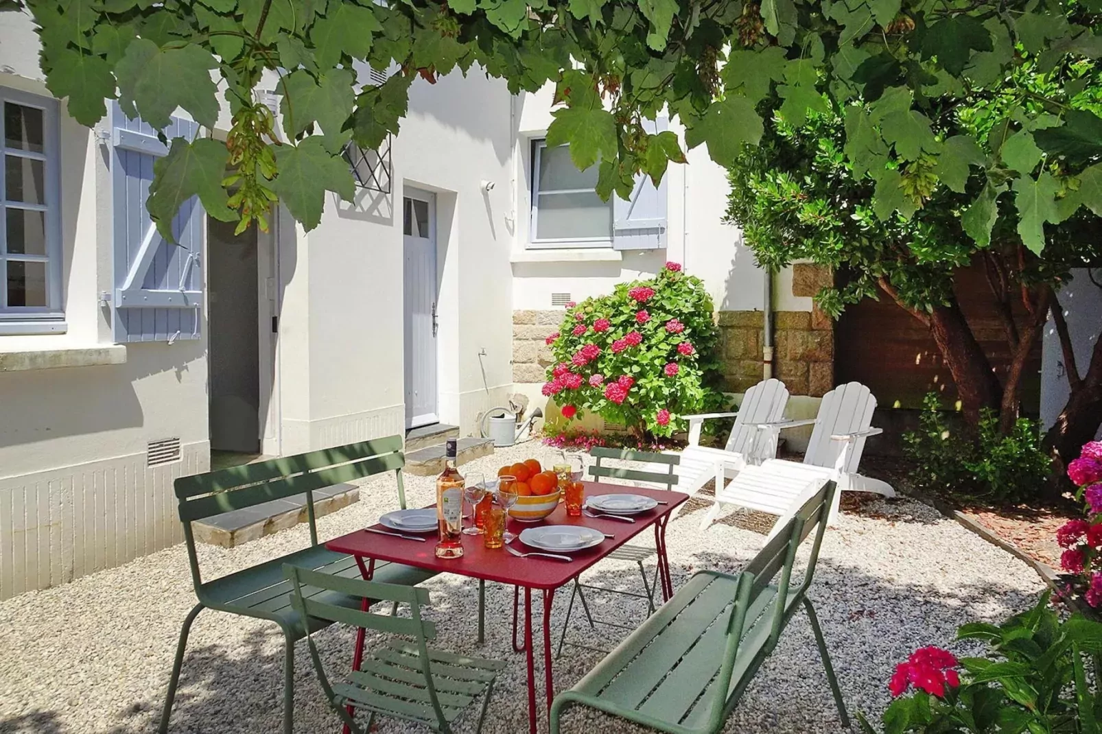Semi-detached house Carnac-Terrasbalkon