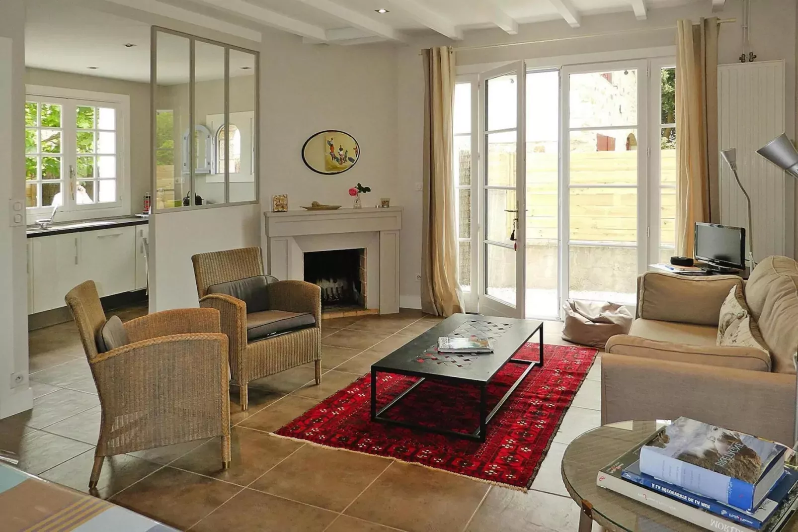 Semi-detached house Carnac-Woonkamer