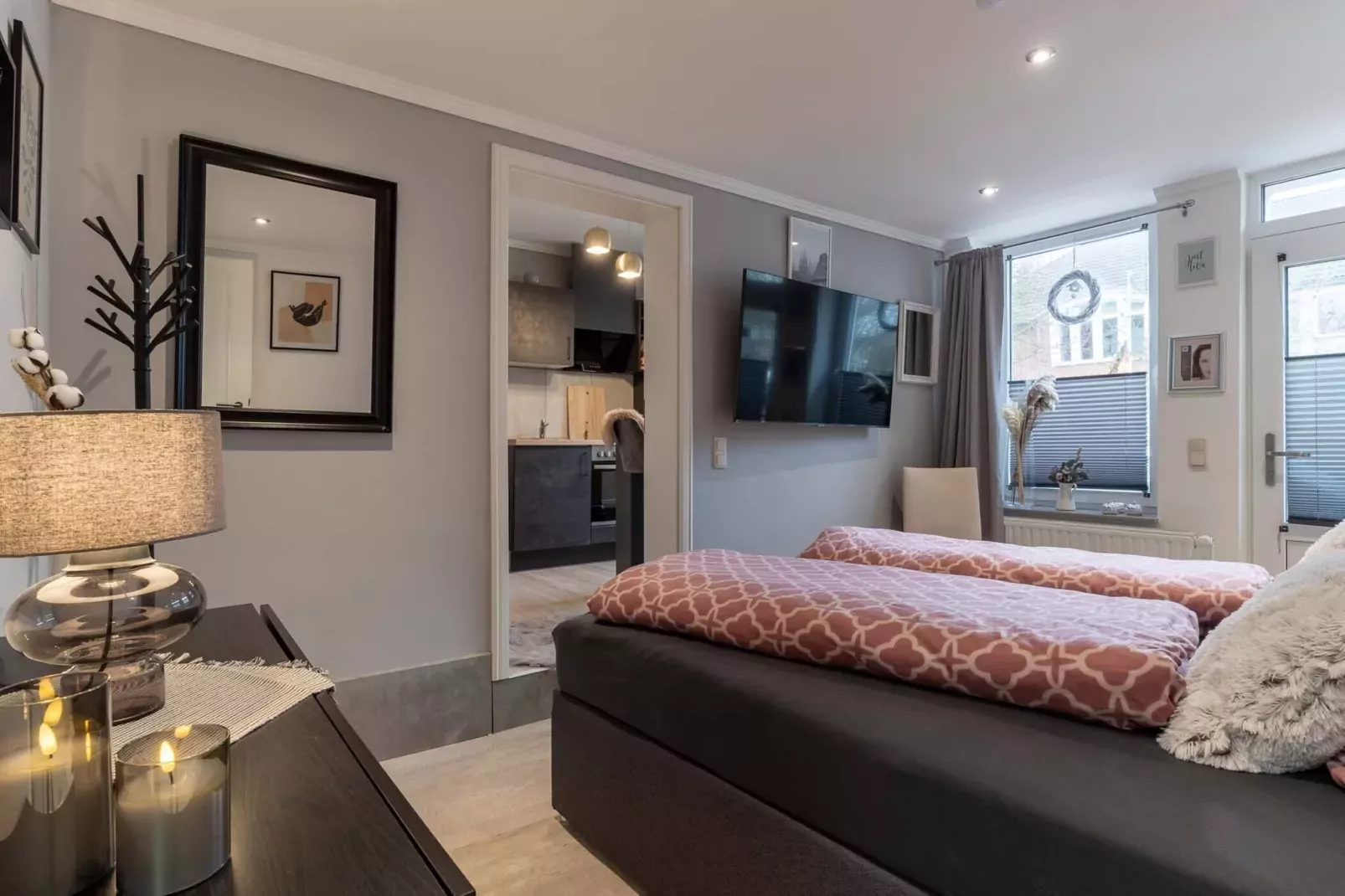 Ferienwohnung Am Schloßpark-Slaapkamer