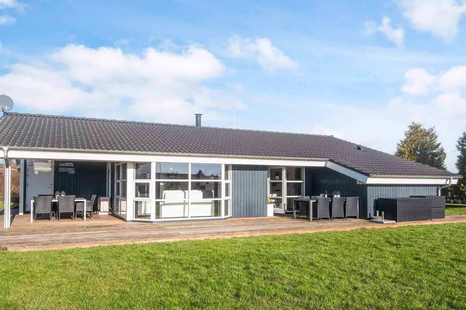 4 sterren vakantie huis in Rønde-Uitzicht