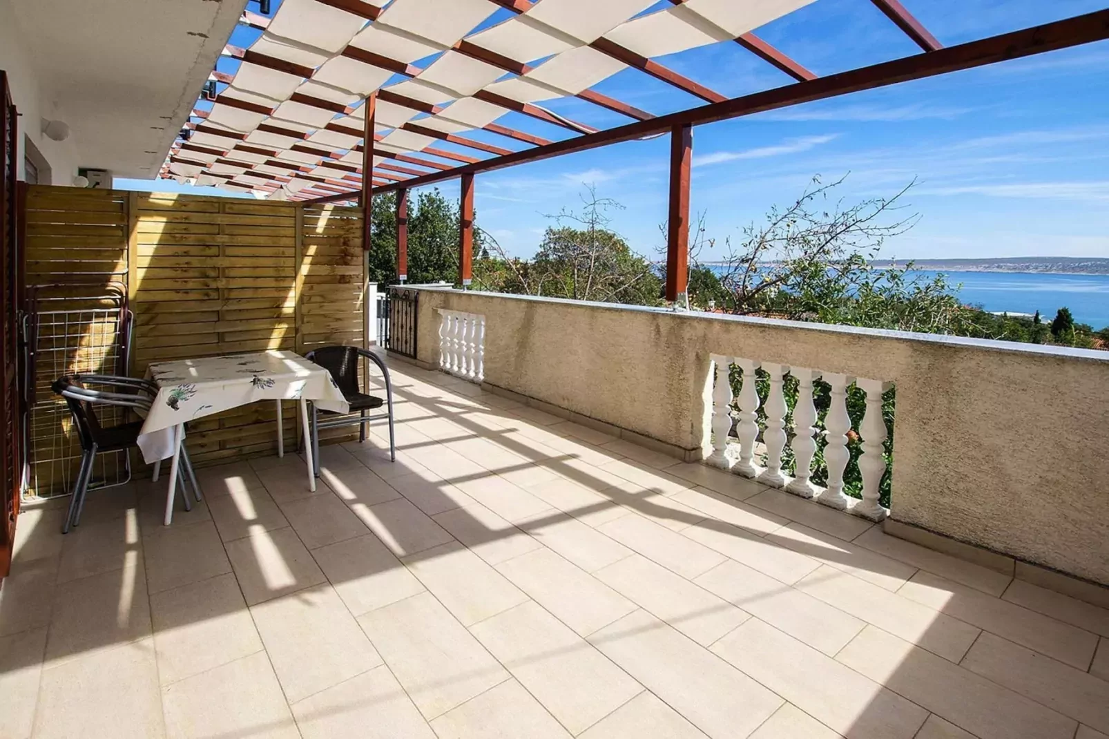 Apartments Seaview Starigrad Paklenica-A5-Terrasbalkon