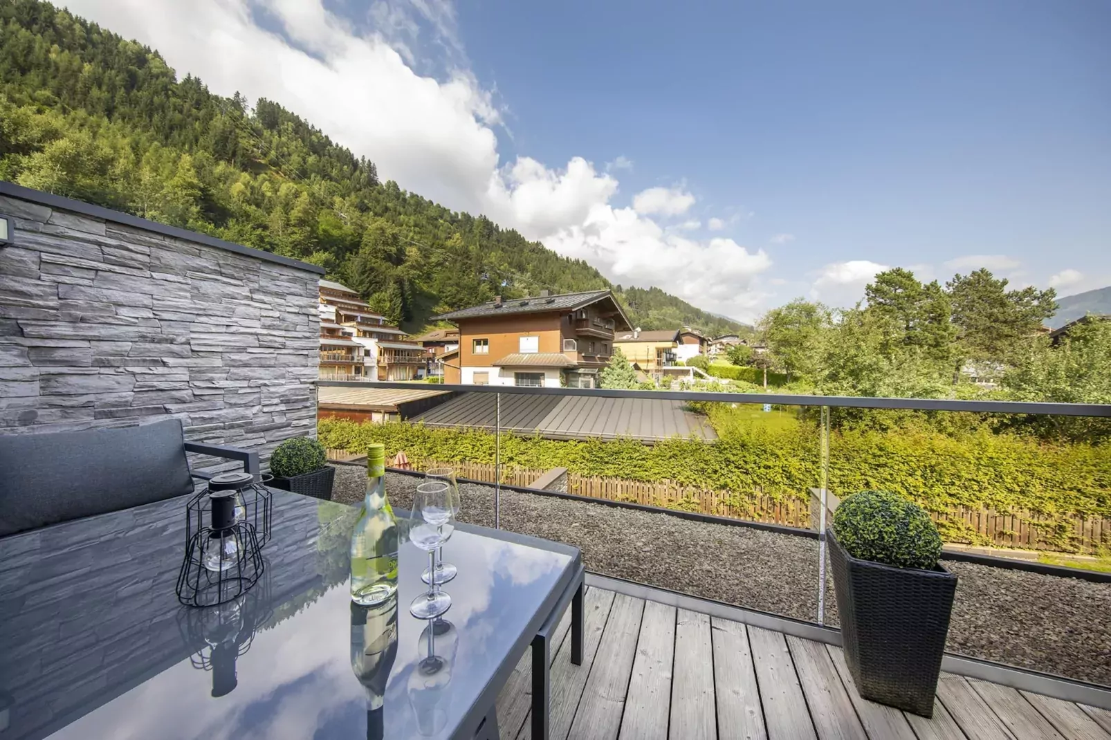 Residenz Wildkogelbahnen Top 14-Uitzicht zomer