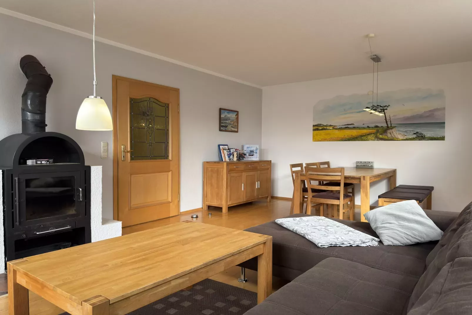 Ostsee-Haus Windland auf der Insel-Woonkamer