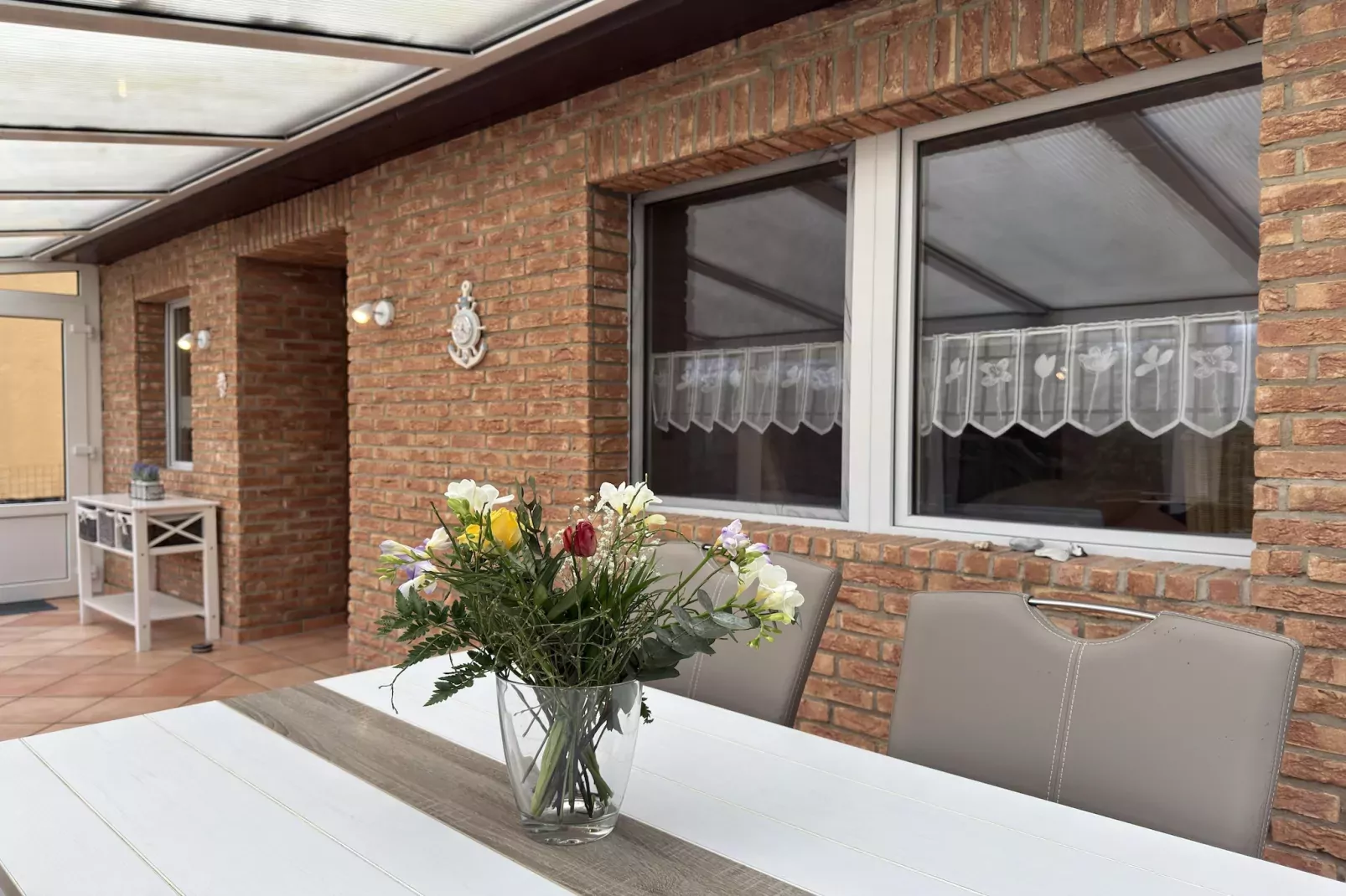 Ferienhaus mit Wintergarten-Terrasbalkon