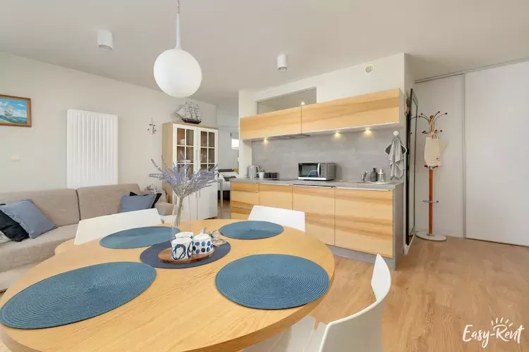 Apartament Leśników 5 B1 Pogorzelica-Woonkamer