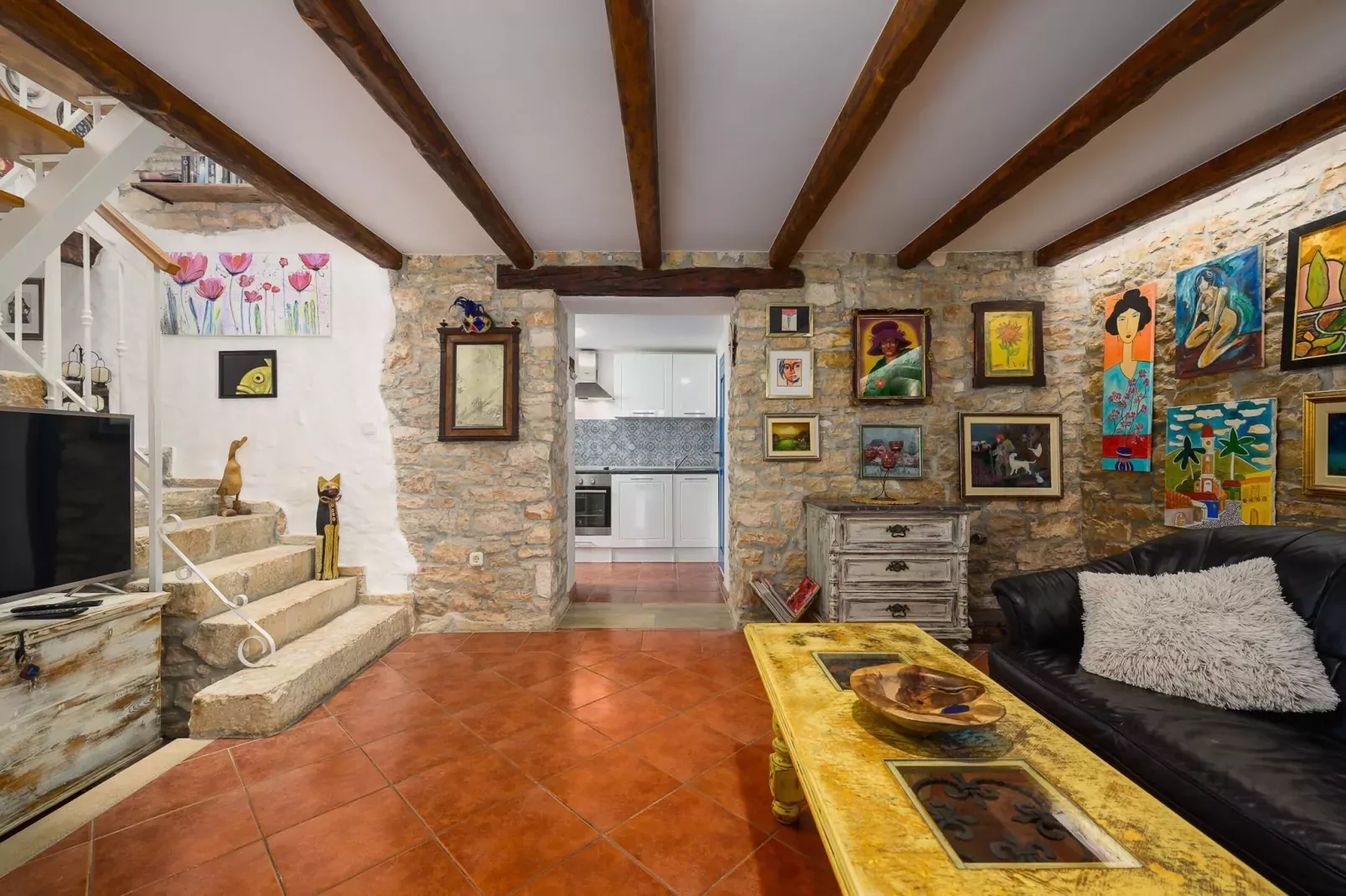 Casa Biguli-Woonkamer
