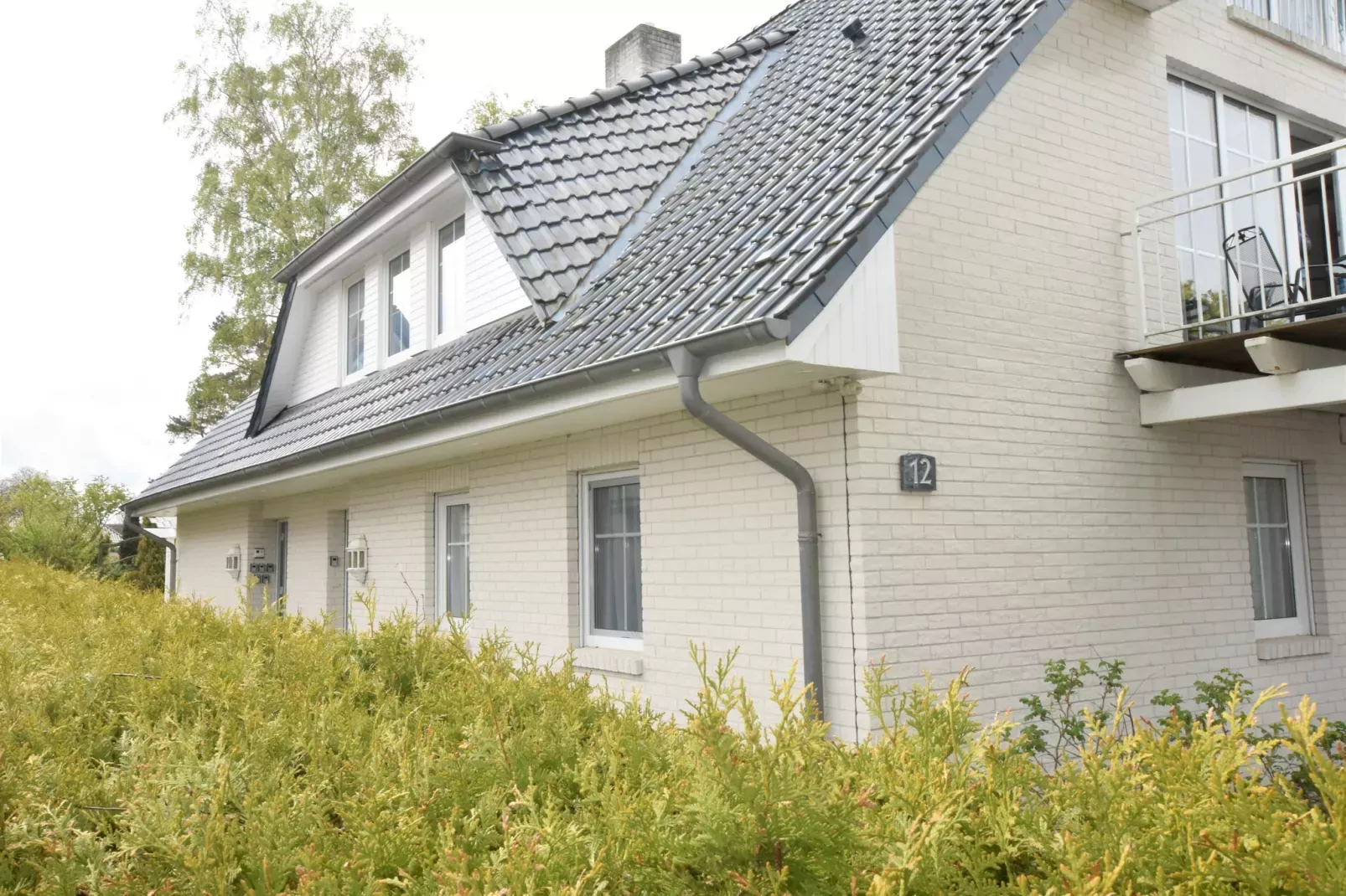 Die weiße Villa XL-Buitenkant zomer