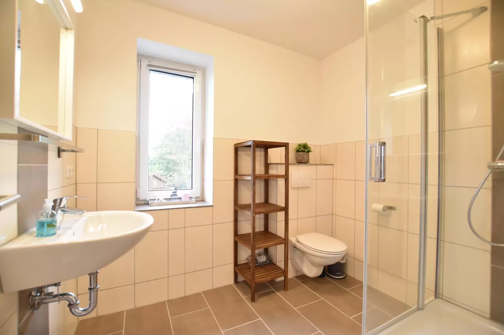 Ferienwohnung Gänseblümchen-Badkamer
