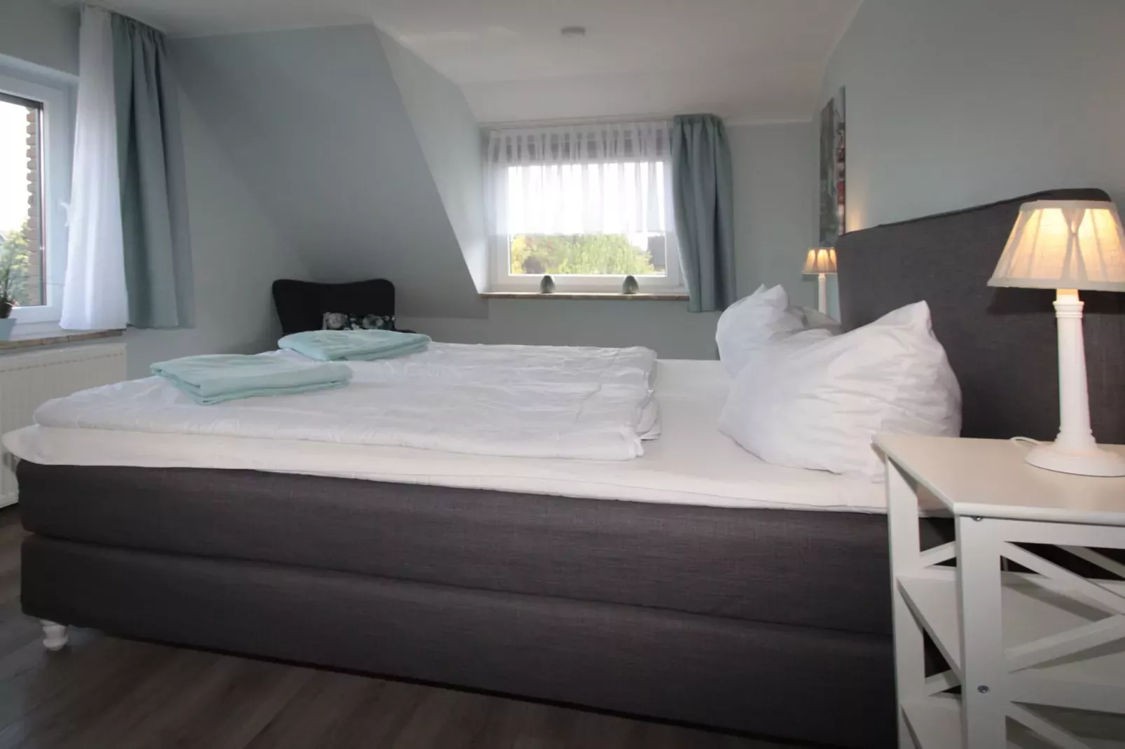 Ferienwohnung in Berumbur-Slaapkamer