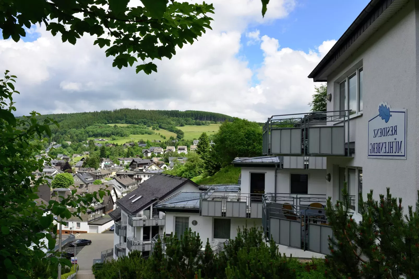 Willingen-Gebieden zomer 1km