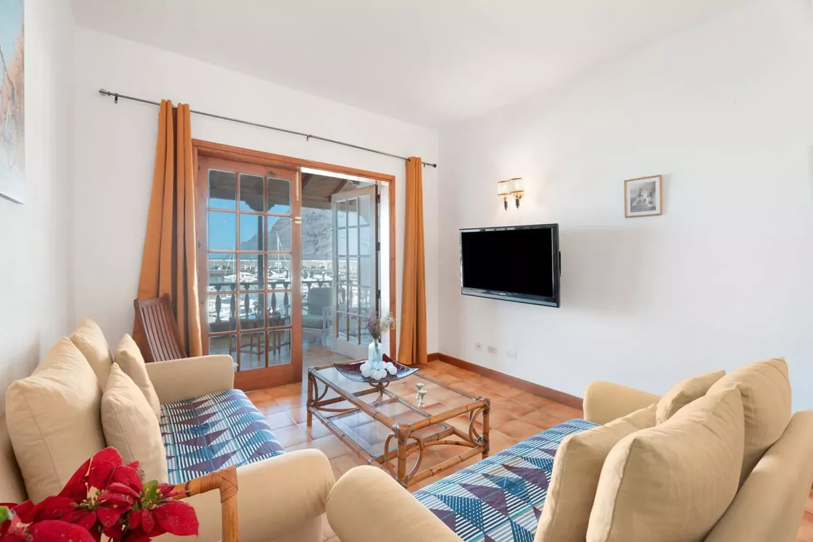 El Poblado Marinero Sea View-Woonkamer