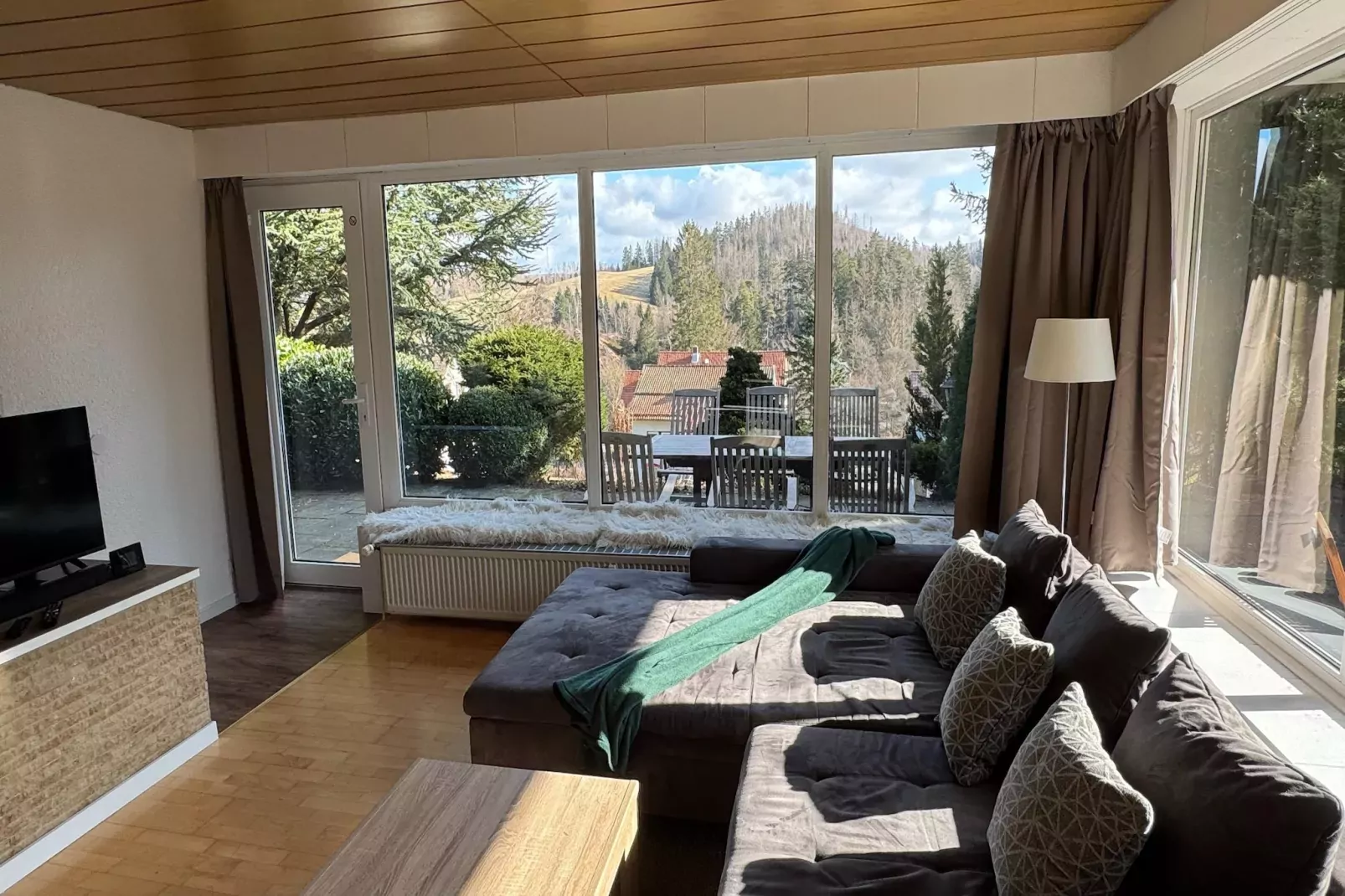 Bärenhütte 6 Personen-Woonkamer