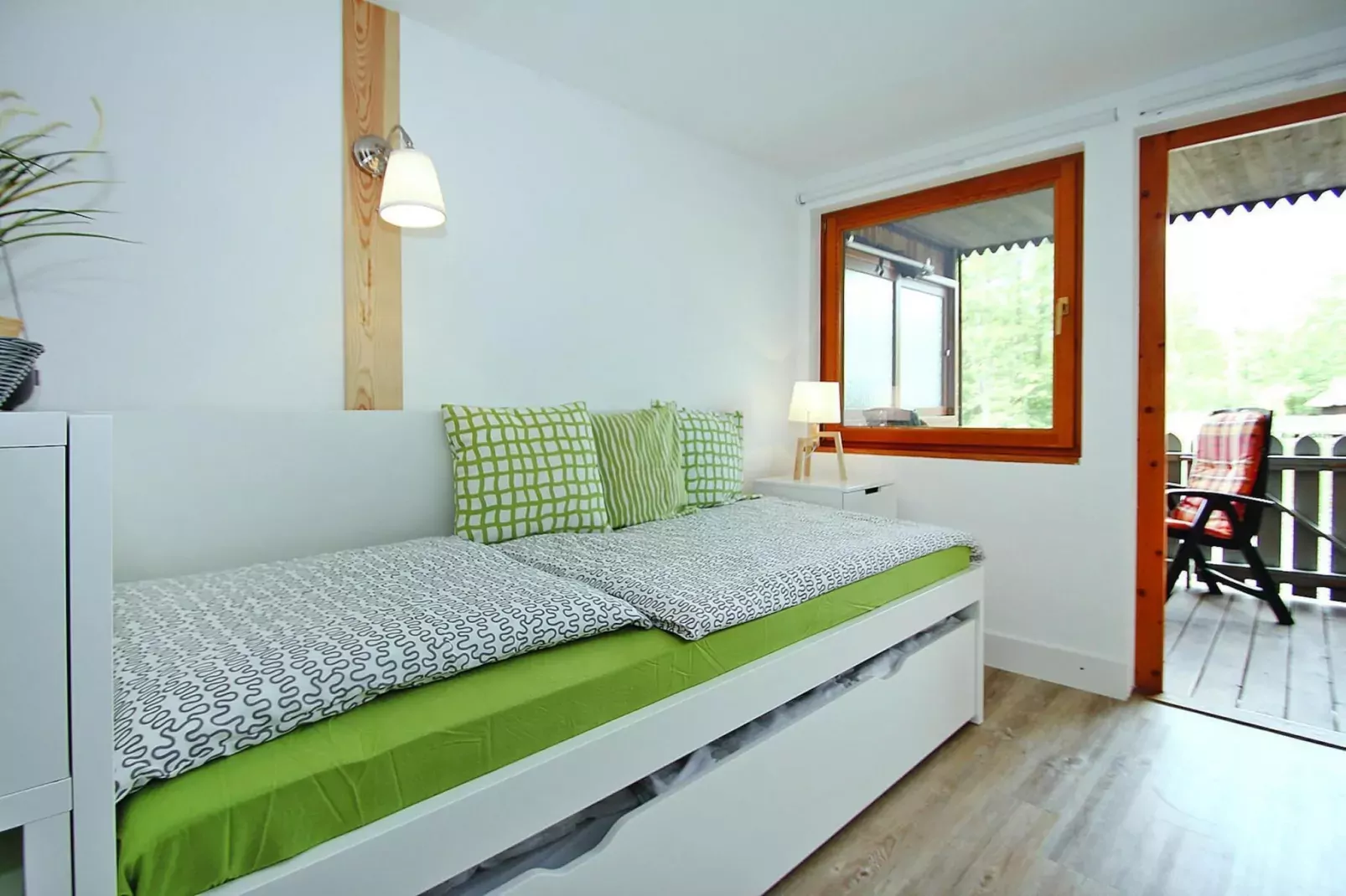 Bootshaus 26 qm-Woonkamer