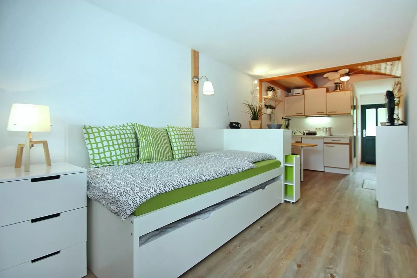 Bootshaus 26 qm-Woonkamer