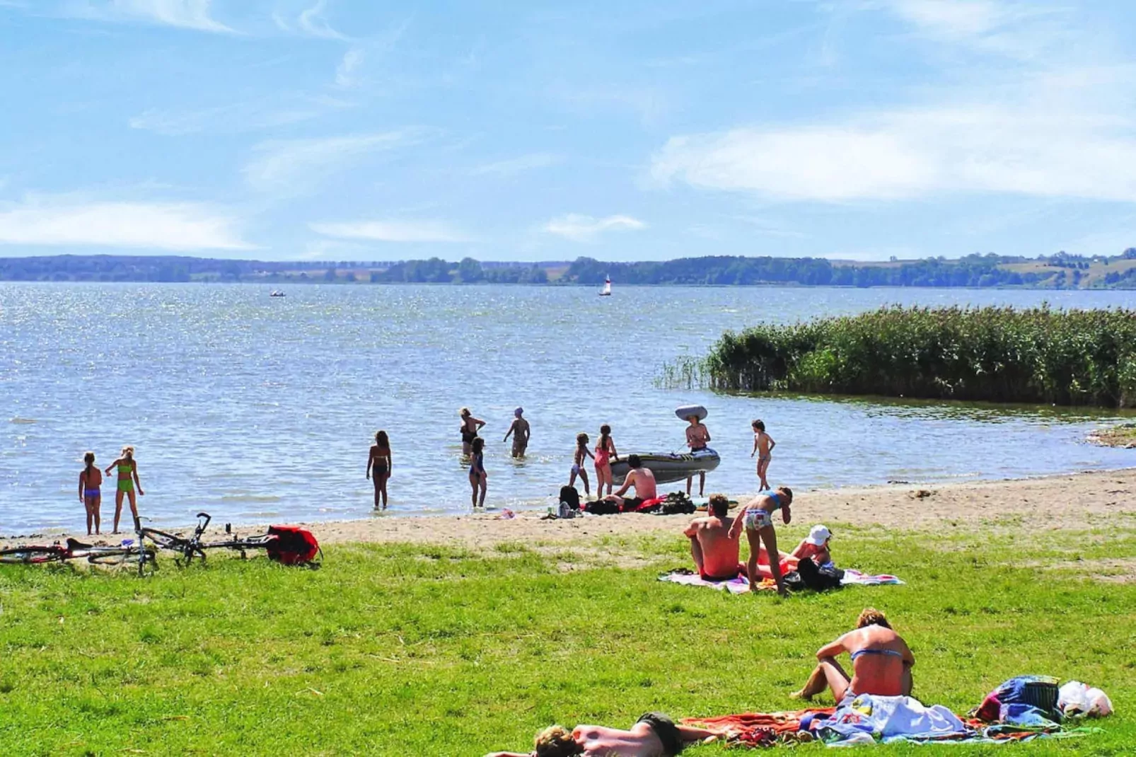 FH Nr 2 mit Hund 1-6 Personen 135 qm-Gebieden zomer 1km