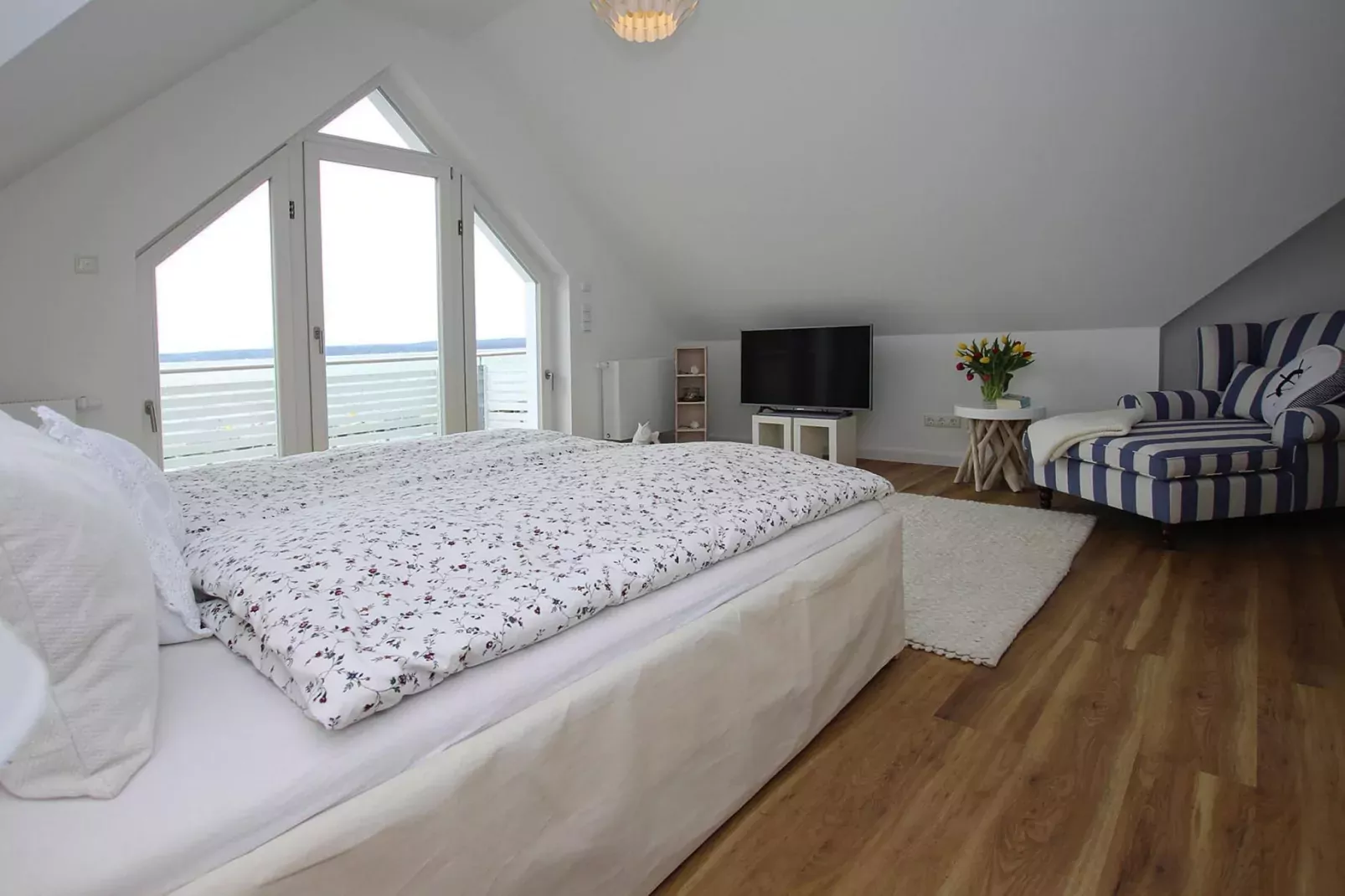 Fewo Seeblick 95 qm-Slaapkamer