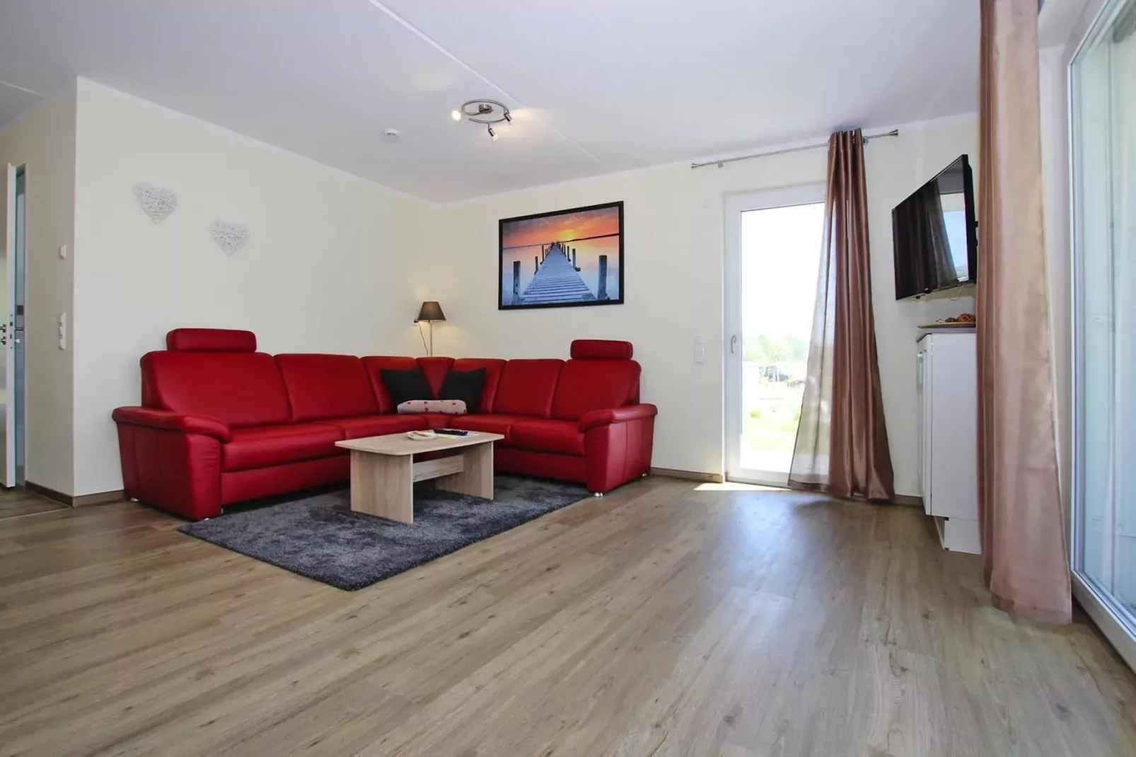 Appartement Hafenflair / Haus 1 EG-Wohnung 1 1-2 Pers-Woonkamer