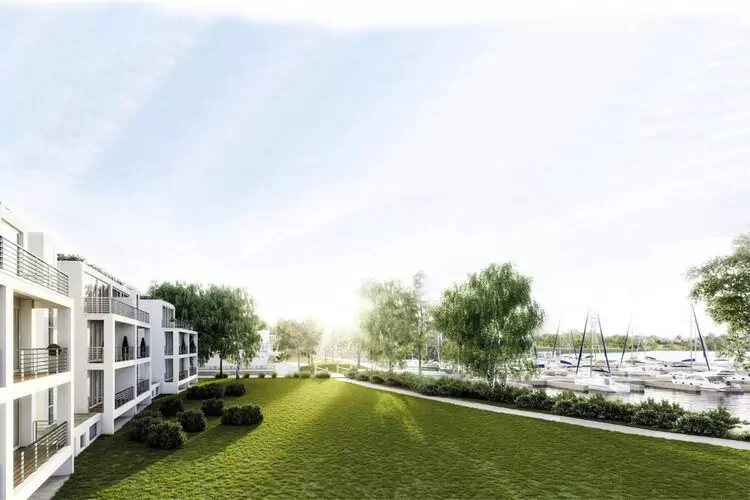 Apartments im MAREMÜRITZ Yachthafen Resort & Spa / Aurora Landseite 2 Personen-Buitenkant zomer