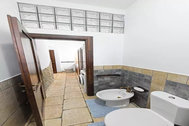 Villa Parisi mit Privatpool Siracusa-Badkamer