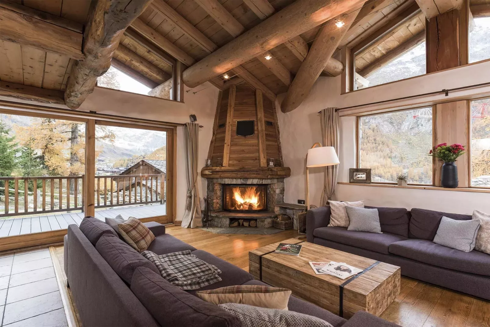 Chalet Arosa-Woonkamer