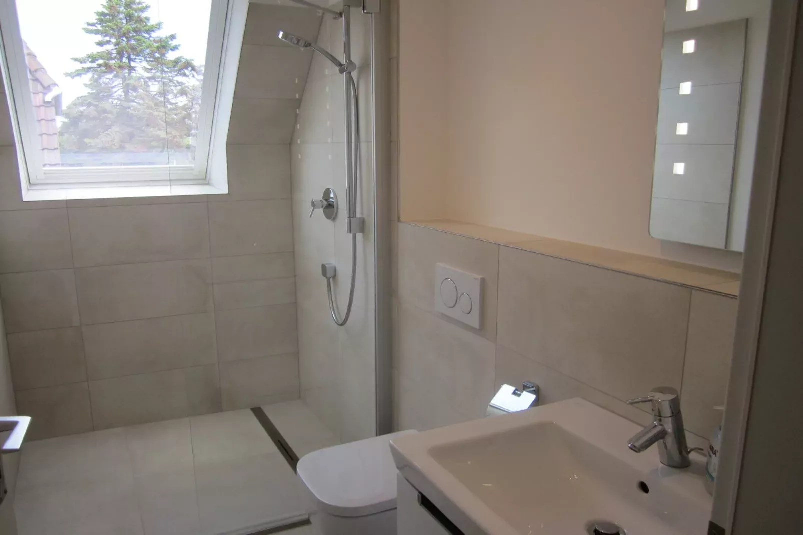 Apartementhaus Helene Wohnung 4  - Westerland-Badkamer