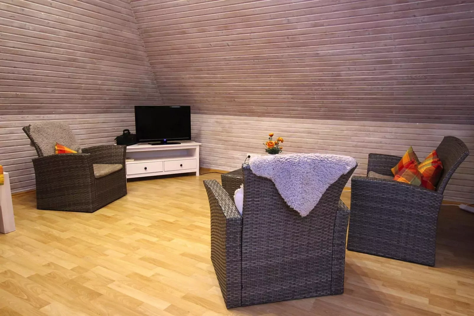 Apartementhaus Helene Wohnung 6 - Westerland-Woonkamer