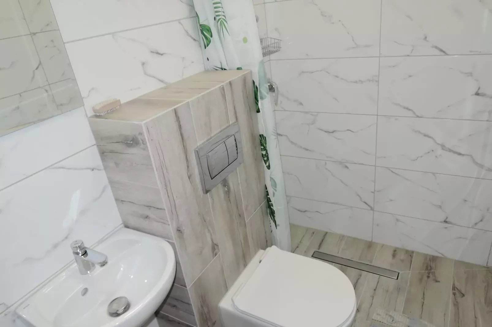 Apartament na 1 piętrze dla 3 osób-Badkamer