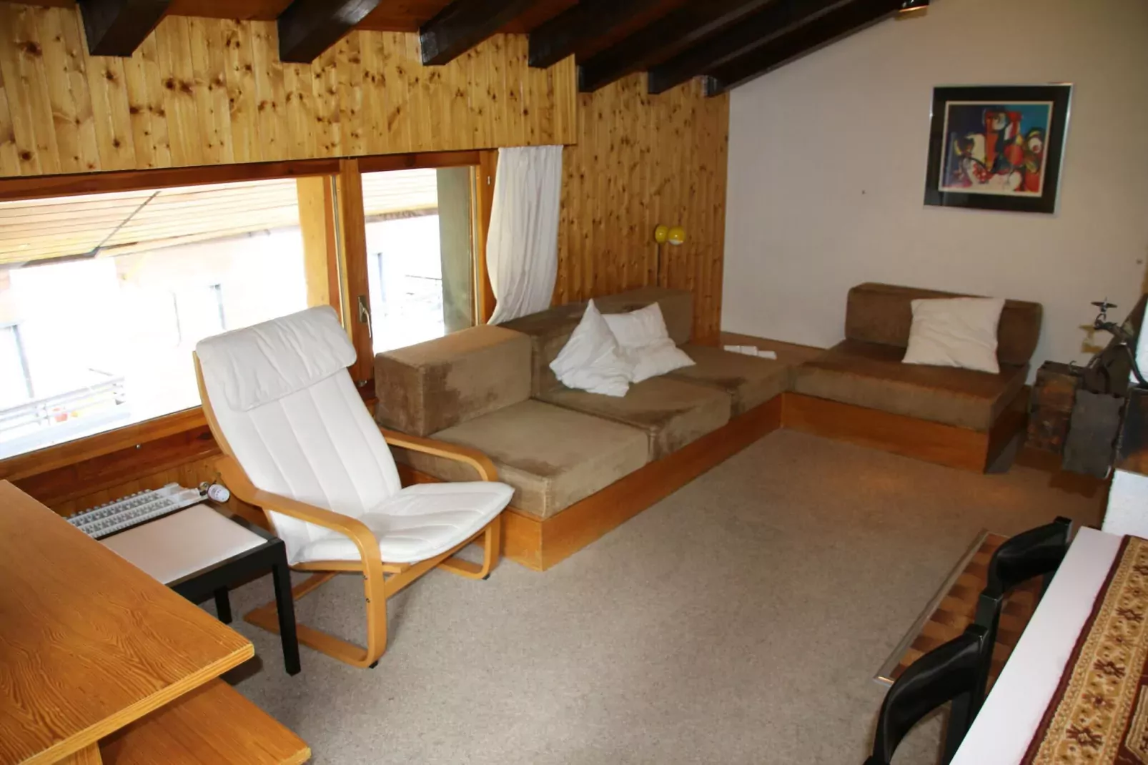 Diablerets D 048 - MOUNTAIN apartment 4 pers-Woonkamer