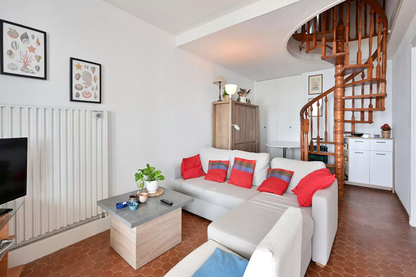 Residence de la Plage N°217 - 5P10-Woonkamer