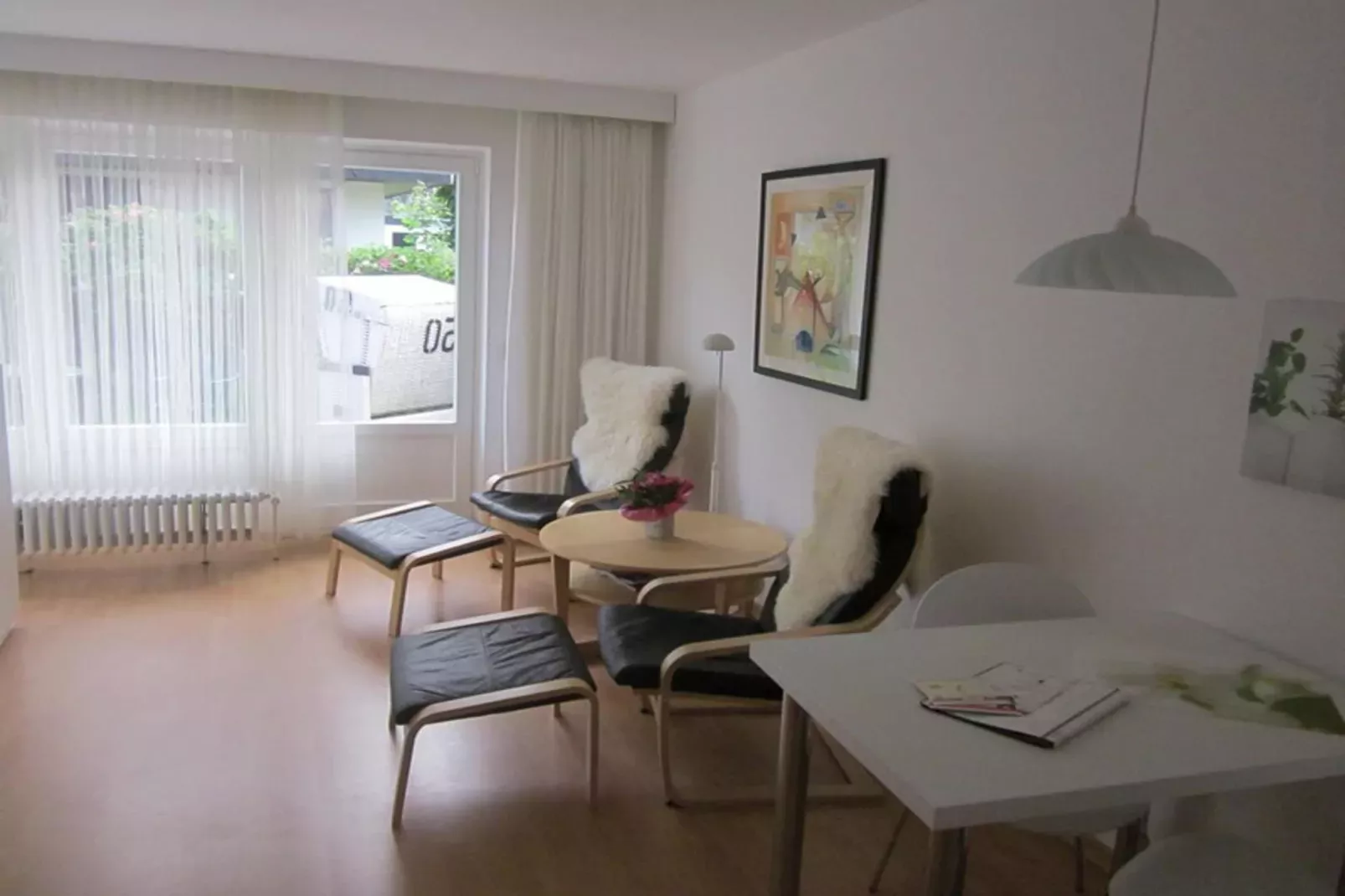 Apartementhaus Ursula Wohnung 14 - Westerland-Woonkamer
