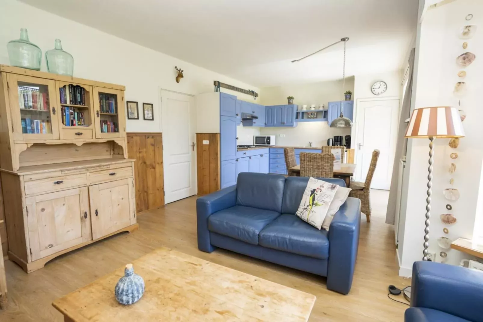 Strandhuys Schelp-Woonkamer