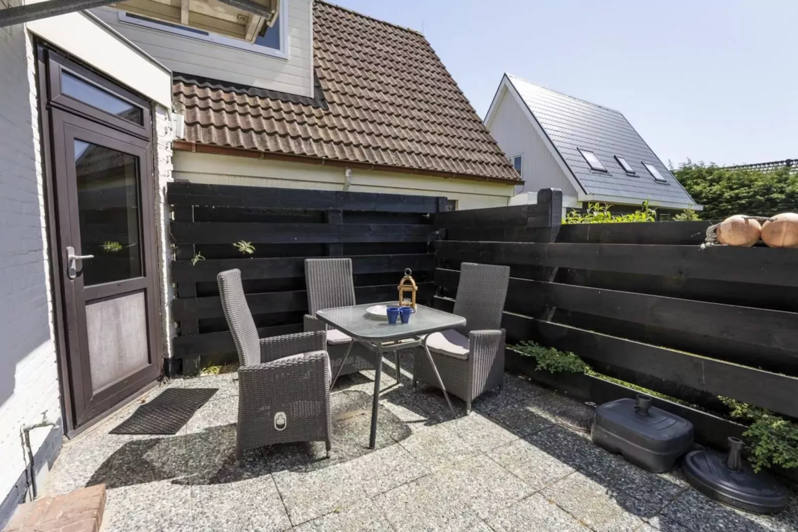 Strandhuys Schelp-Terrasbalkon