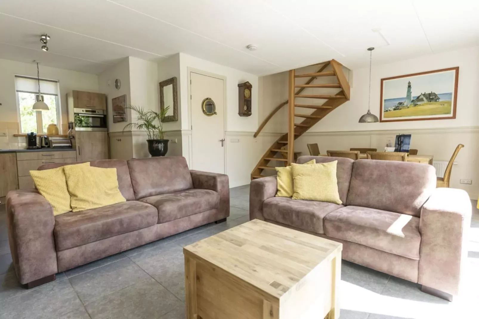 Strandhuys Wulk-Woonkamer