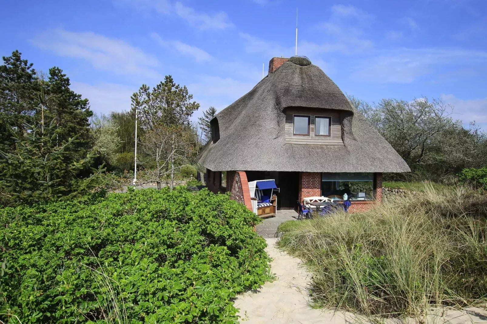 Ferienhaus am WATT List auf Sylt-Buitenkant zomer