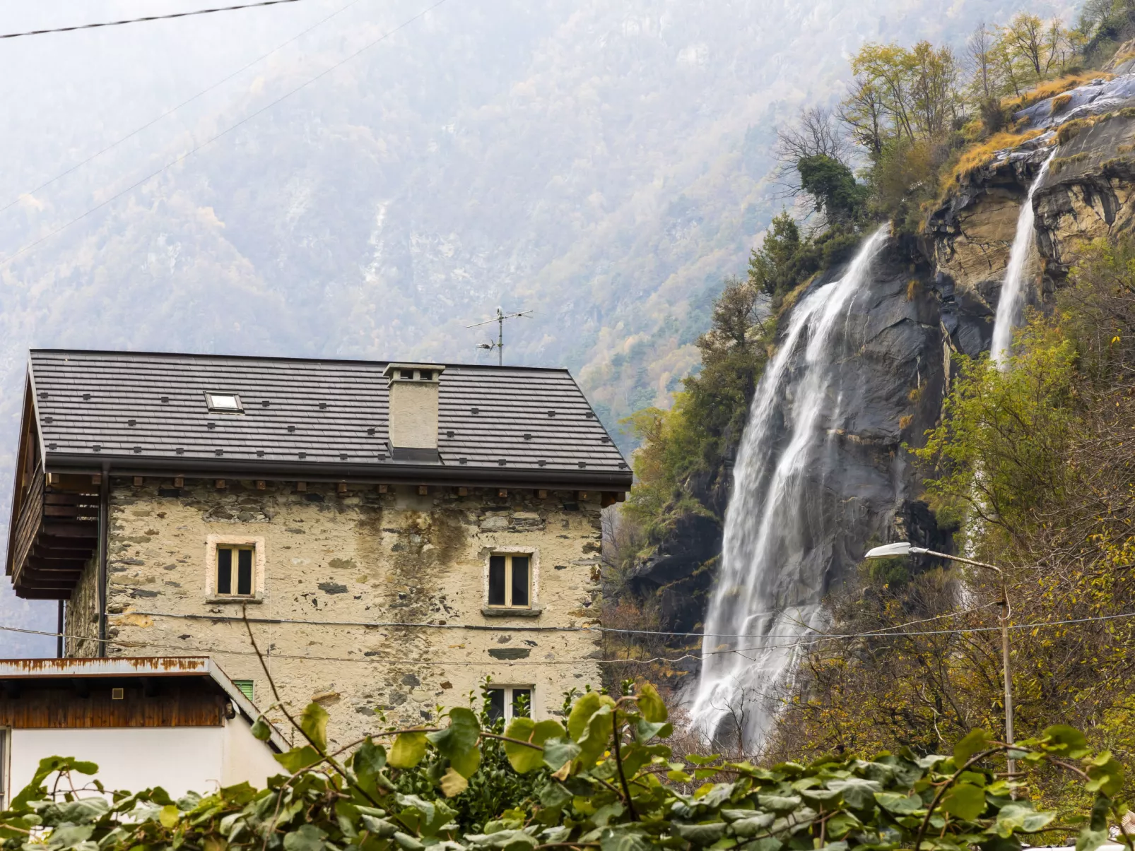 Borgonuovo Waterfall's House