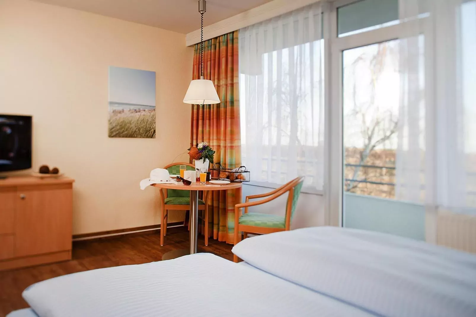 1-Zimmer-Apartment "An der Düne" 25 qm-Slaapkamer