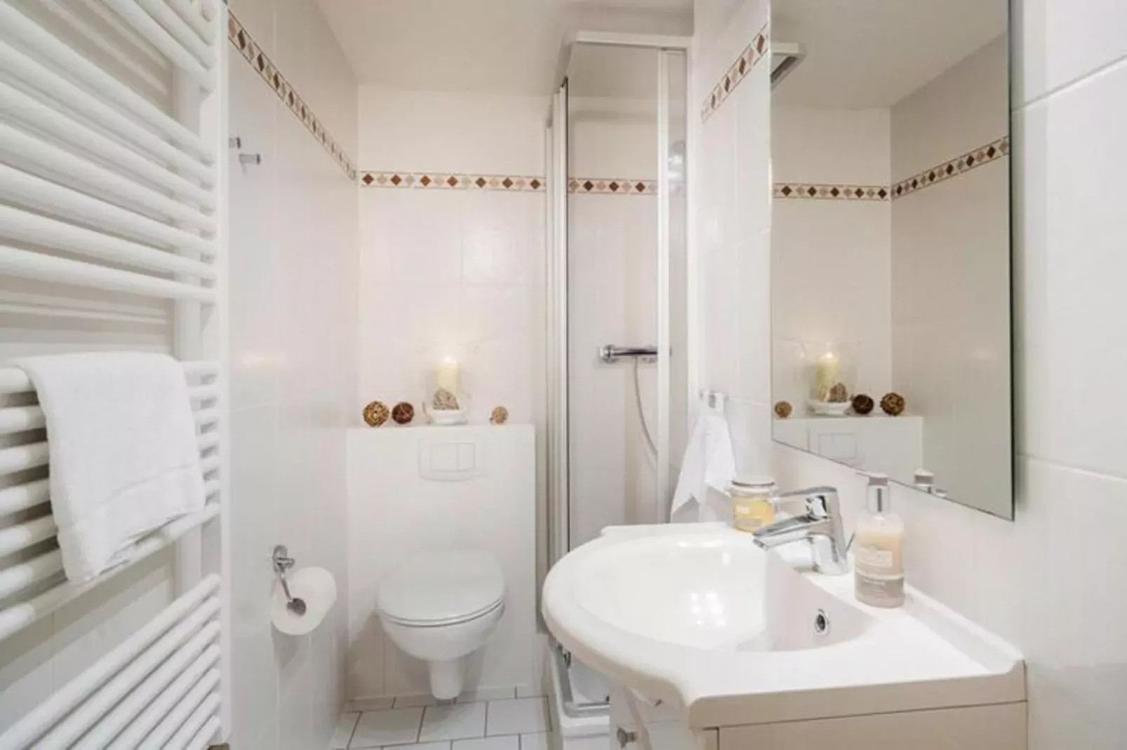 1-Zimmer-Apartment "An der Düne" 25 qm-Badkamer