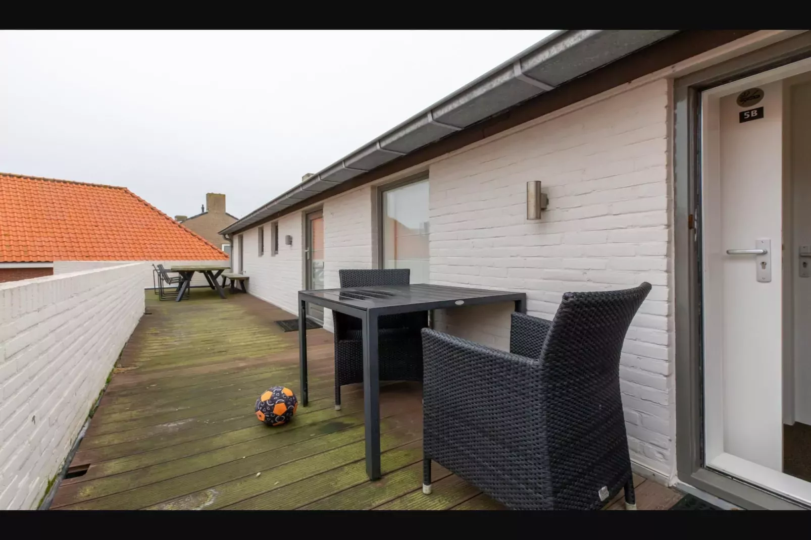 Overnachten in Zoutelande  Comfortabel Appartement Langstraat 5A-Terrasbalkon