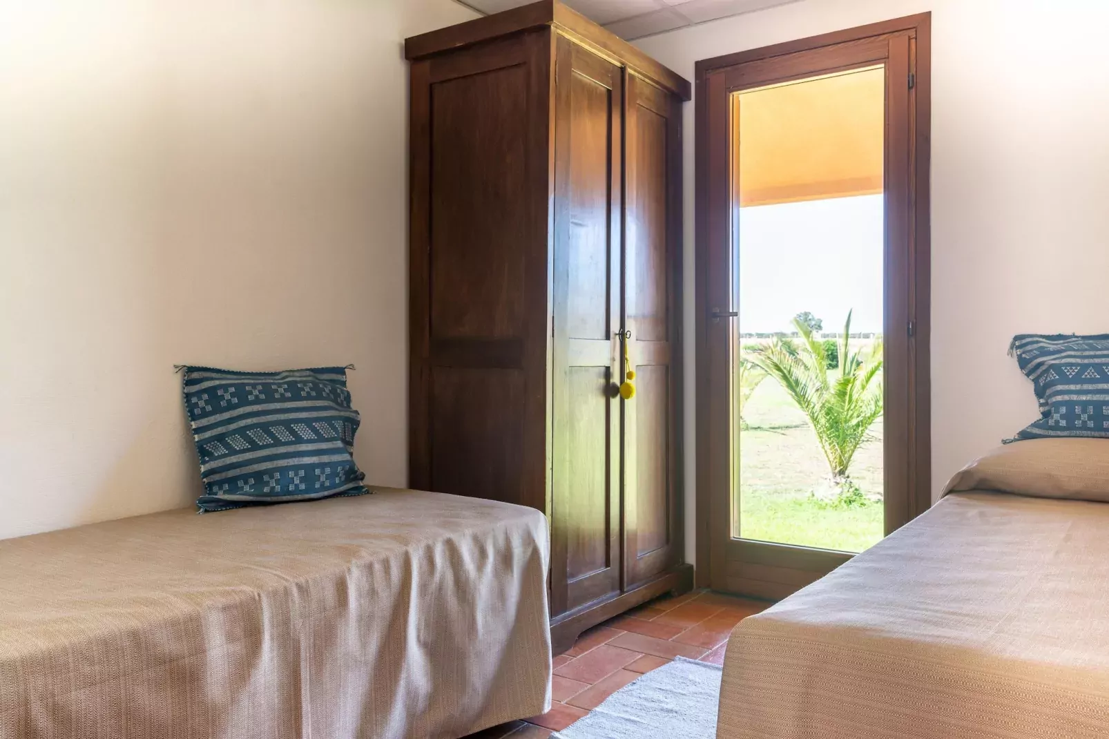 Gitavillage California 4-Zi-Lodge Premium Veranda 32 qm-Slaapkamer