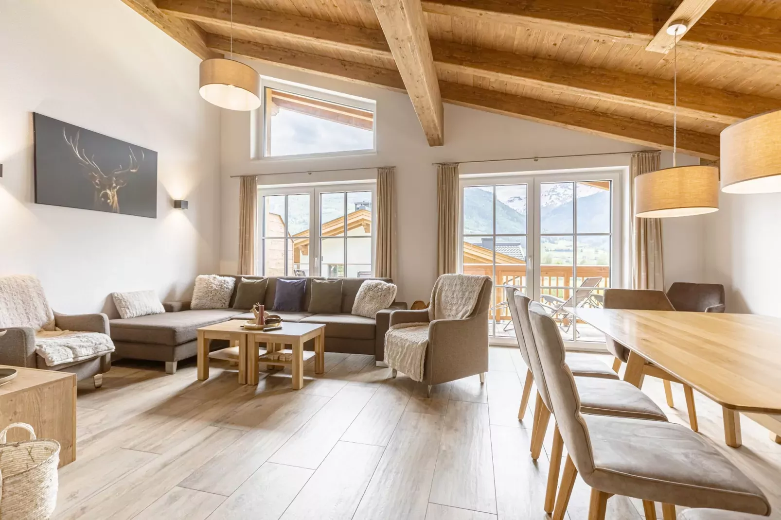 Tauernlodges Uttendorf 5C-Woonkamer