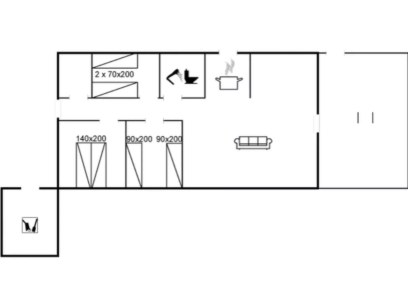 "Weland" - 800m from the sea-Binnen