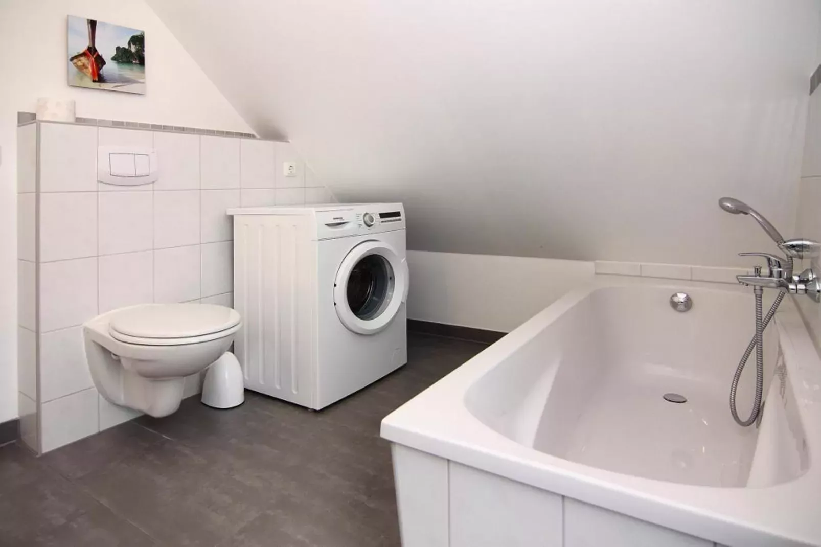 Ferienhaus de Poeler Drift Zierow 4 Personen-Badkamer