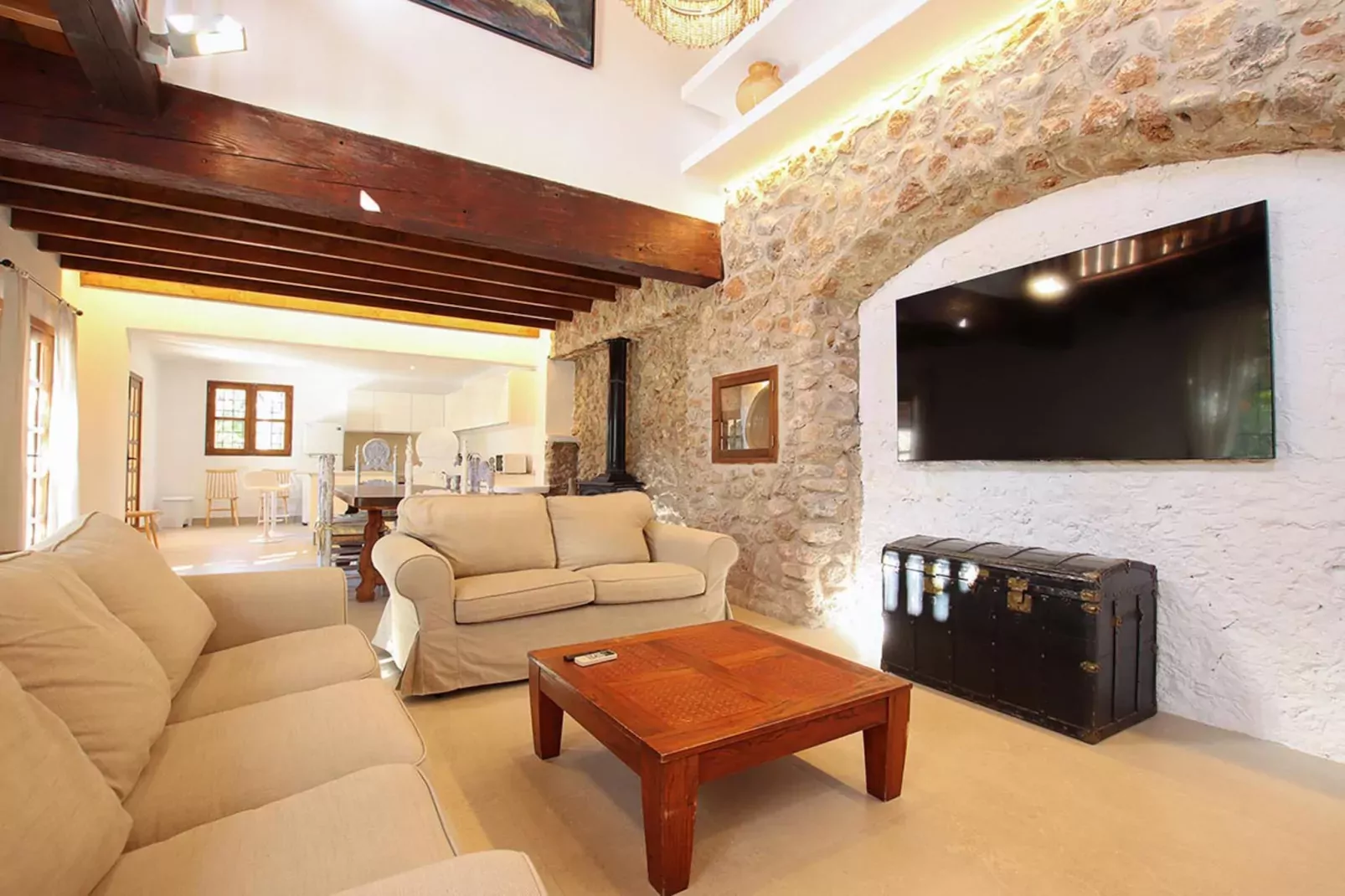 Ben Sa, Finca 5StarsHome Mallorca-Woonkamer