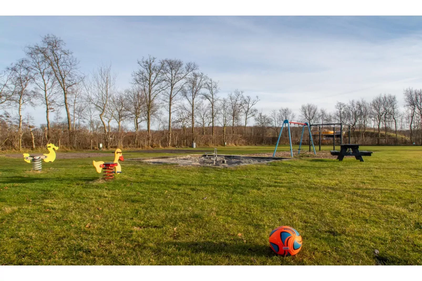 Chalet - Camping de Duinhoeve 'Bosdier'-Buitenkant zomer