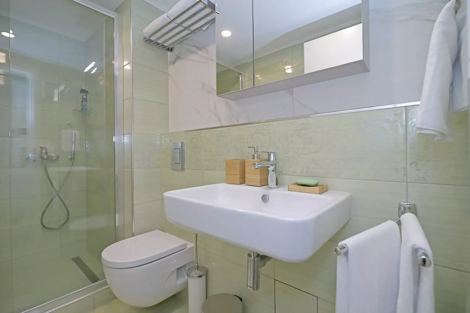 Studio O - Studio with Sea View (Stražičić)-Badkamer