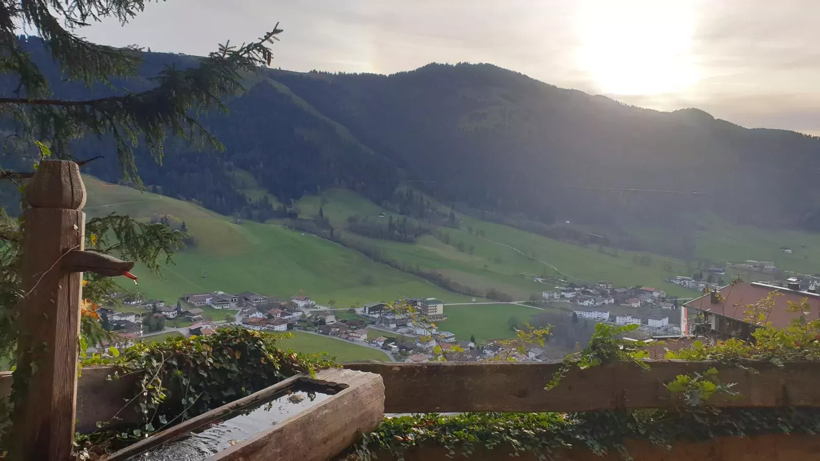 Sonnenhütte unten-Tuinen zomer