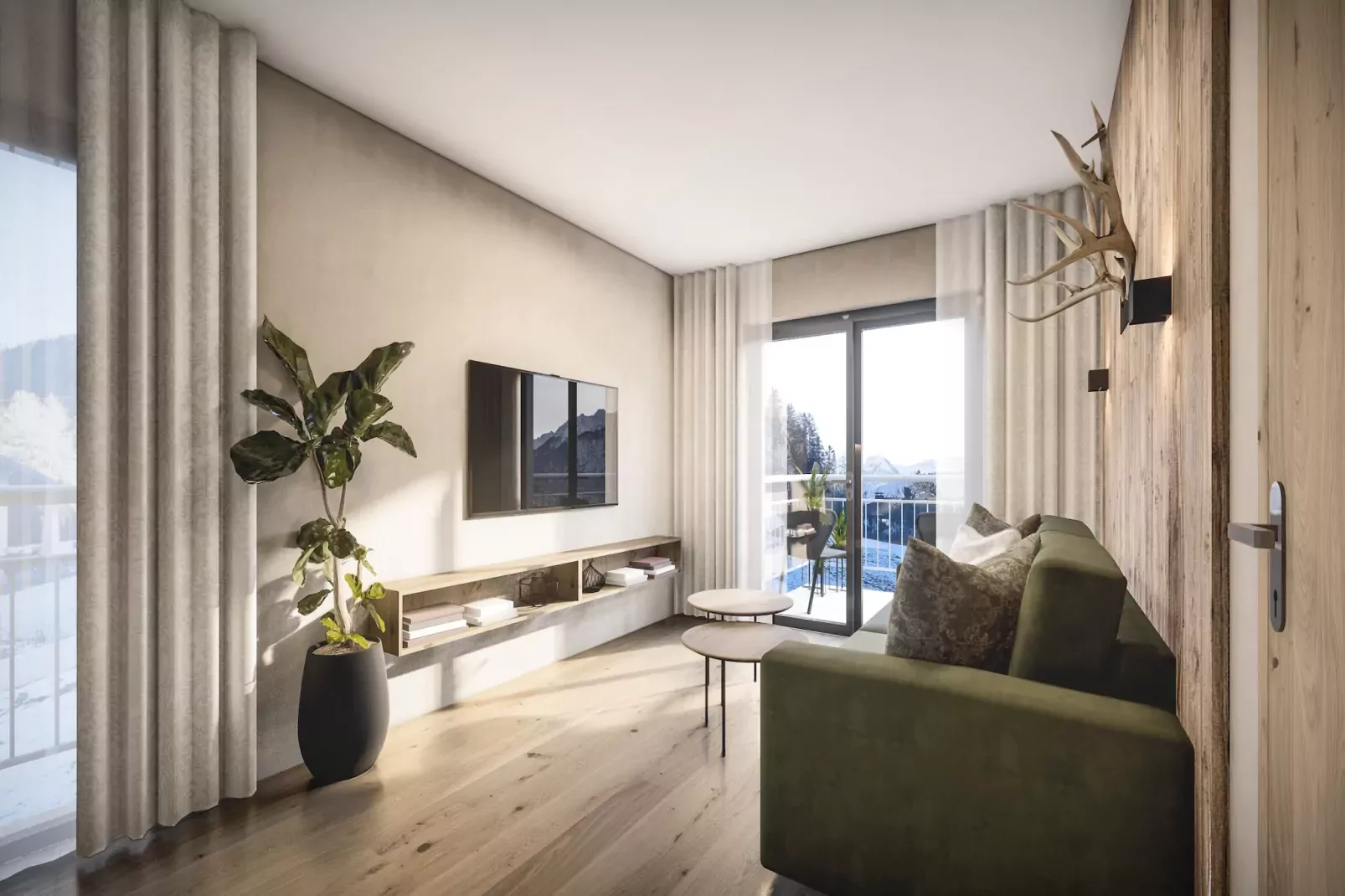 Fiss Suites 1-Woonkamer